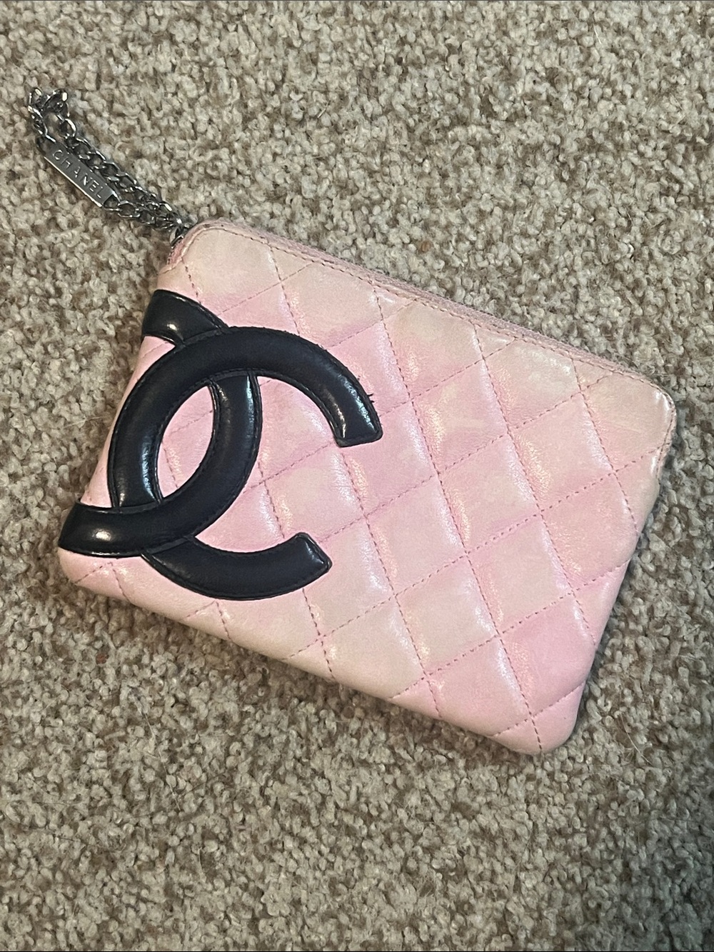 💕 CHANEL Cambon Ligne Cosmetic Clutch Pouch